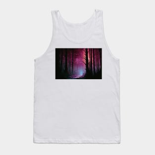 Ethereal Snowy Forest Mystery Tank Top